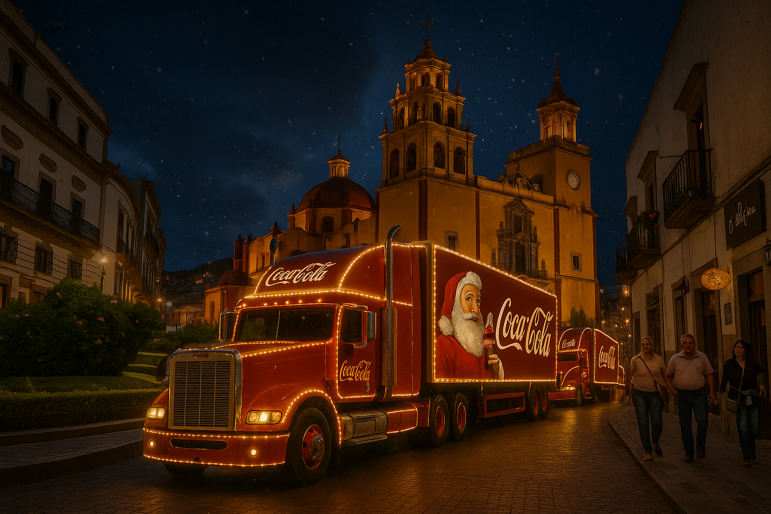 LA CARAVANA COCA-COLA 2025 ILUMINARÁ GUANAJUATO CAPITAL