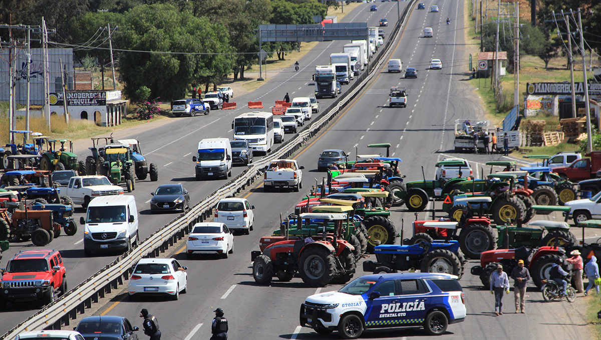 CAMPESINOS DE GUANAJUATO ADVIERTEN NUEVOS BLOQUEOS EN LO QUE RESTA DE 2025