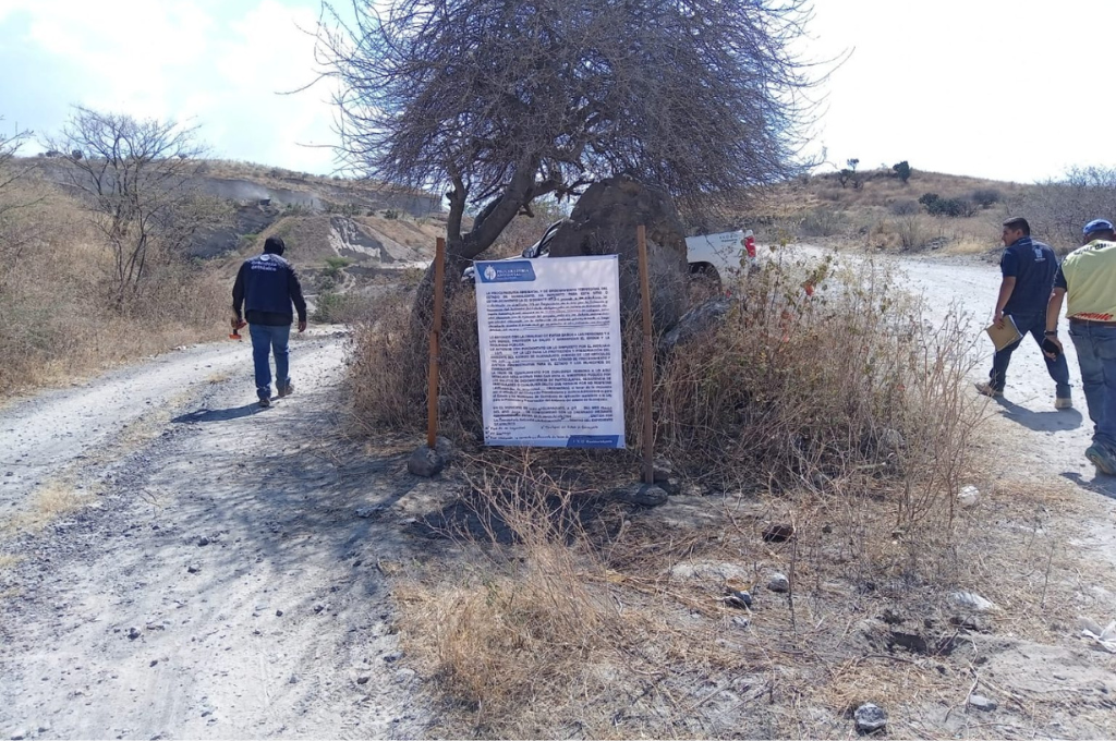PAOT SUSPENDE OPERACIONES DE BANCO DE MATERIAL EN VALLE DE SANTIAGO