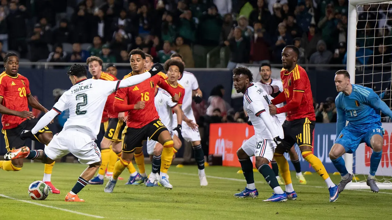 MÉXICO EMPATA CON BÉLGICA EN PARTIDO AMISTOSO