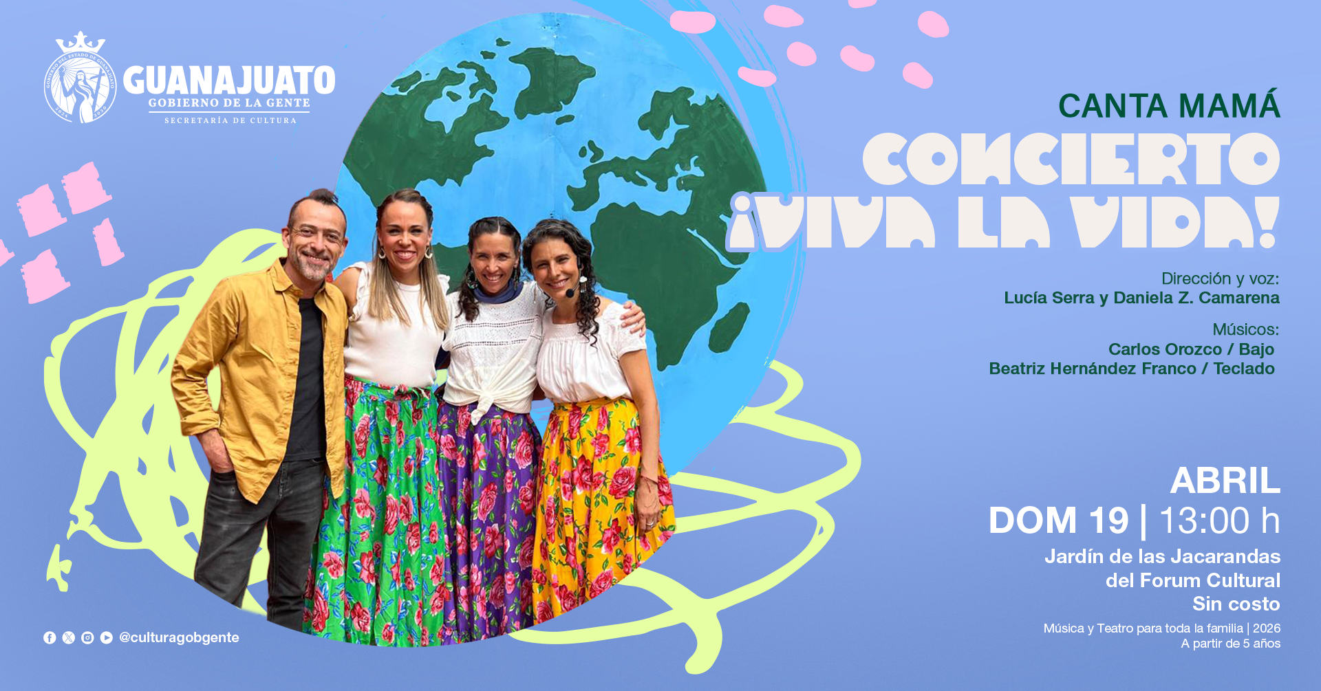 GUANAJUATO PRESENTA CONCIERTO INFANTIL “¡VIVA LA VIDA, CANTA MAMÁ!”
