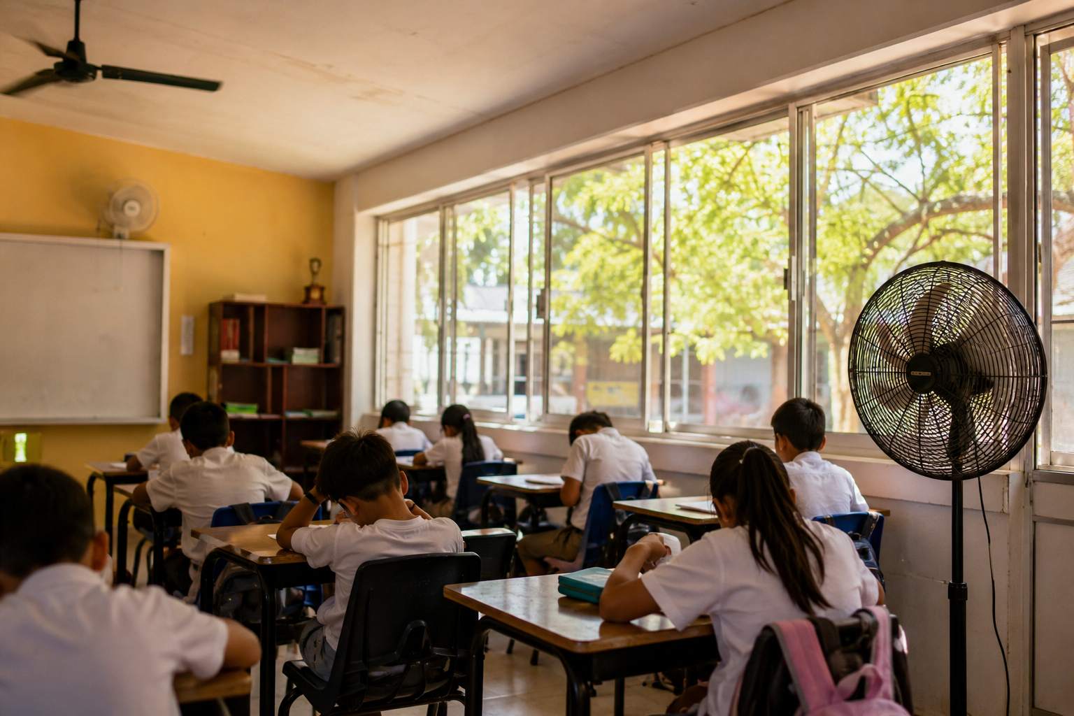 GUANAJUATO DESTINARÁ 100 MILLONES DE PESOS PARA MITIGAR EL CALOR EN ESCUELAS